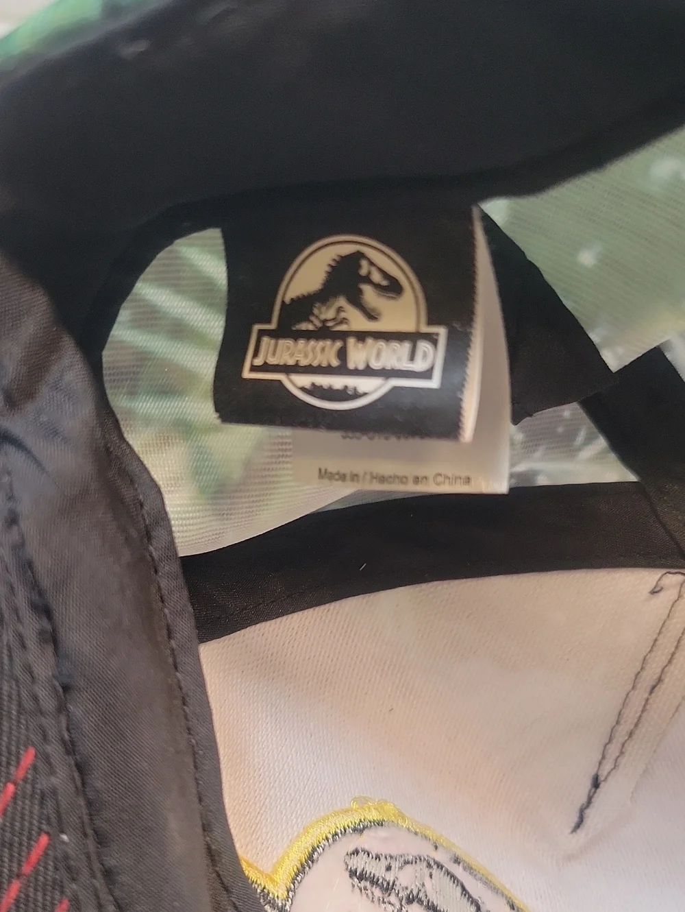 Jurassic Park Dinosaur Graphic Snapback Hat OS